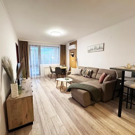 Alpine Glow - Panoramic View Near Gondola Bansko